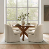 Cube-Inspired Dining Motion Chair, Taupe