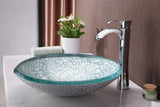 Arc Series Vessel Sink in Clear Glass