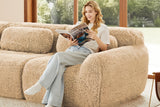 MELLOW 80" Loveseat with 1 Ottoman