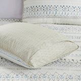 Farmhouse Microfiber Seersucker 3-Piece Quilt Set, Taupe