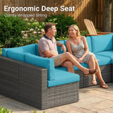 All Weather Outdoor 7-Piece Patio Furniture Set