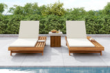 ORVA Outdoor Lounge Chaise with 2 Inches Pad