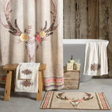 Desert Skull Floral Kitchen/Bath Rug, 2 MOQ