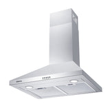CIARRA Powerful Set: 30 Inch Wall Mount Range Hood + 30 Inch Built-In Induction Cooktop（CAS75206P+CABIH304B）