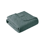 3 Piece Reversible Cottage Quilt Set, Balsam Green