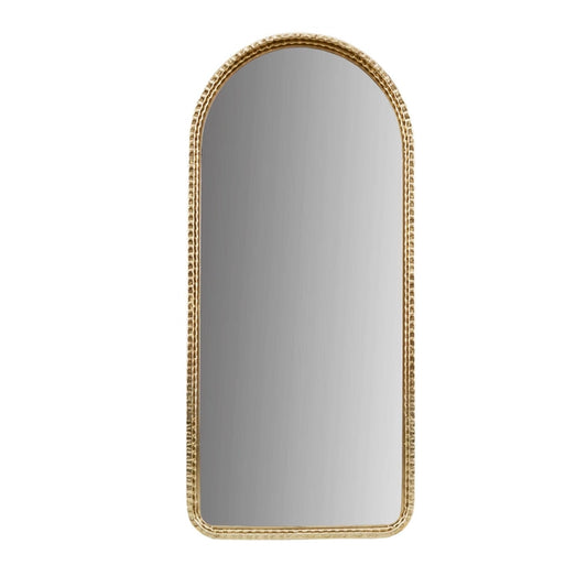 Gold Metal Arched Wall Mirror Home Decor Accents