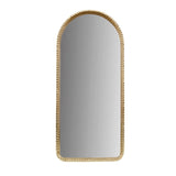 Gold Metal Arched Wall Mirror Home Decor Accents