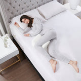 Memory Foam Knee Pillow - Great For Pregnancy/Senior/Surgery