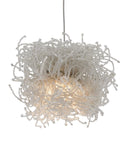 Birds Nest 7-Light Round Multi-Drop Pendant