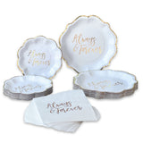 Always & Forever 72pc Party Tableware Set for 24