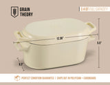 Kook 4 Qt Glass Pantry Canisters, Set of 2
