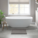 100% Cotton Tufted 3000 Gsm Reversible Bath Rug, Charcoal