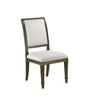 Ines Black Chair, Muslin
