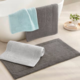 100% Cotton Tufted 3000 Gsm Reversible Bath Rug, Navy