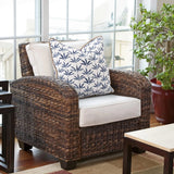 20 x 20 Pillow Hemp Indigo - Down Insert