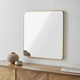 Ockenfels Modern Arched Gold Wall Mirror