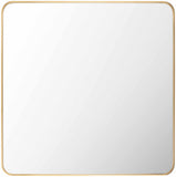 Ockenfels Modern Arched Gold Wall Mirror