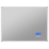 ANZZI Rectangular LED Mirror (24x31 or 27x39 in.), Copper-Free, Adjustable CCT, Defogger, with Bluetooth & Magnifying Variants