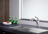 Di Piazza Single-Handle Pull-Out Sprayer Kitchen Faucet in Brushed Nickel