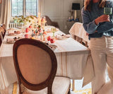 Cotton Striped Tablecloth - Rectangle Tablecloths