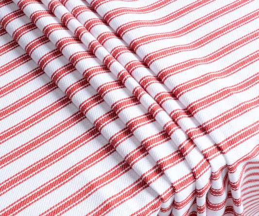 Ticking Tablecloth - Round
