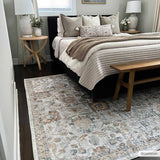 Dion Washable Floral Rug - Clearance