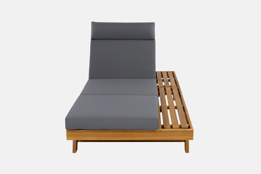 ORVA Outdoor Lounge Chaise with Headrest