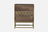 VARIN 17" Rustic Modern Nightstand