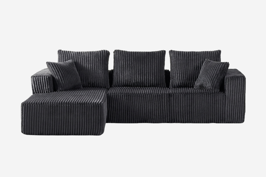 KALEN 103" Corduroy Left Chaise Sofa