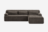 ZELAR 102" Chenille Right Chaise Sofa