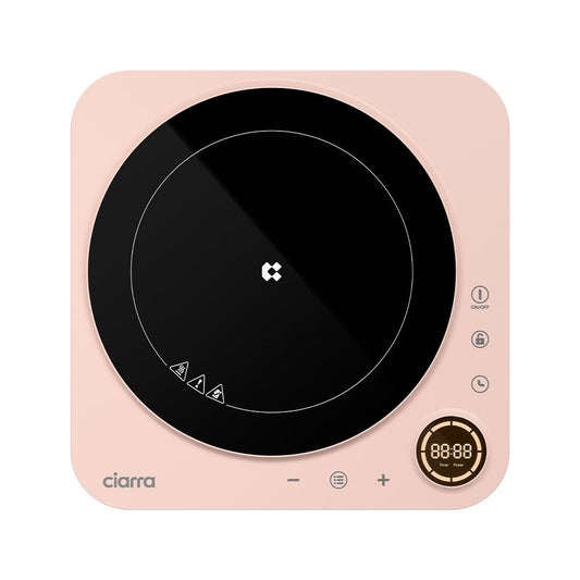 Ciarra Donut Portable Induction Cooktop, 1500W Electric Countertop Burner | Sakura Candy