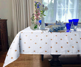 Gold Dot Tablecloth