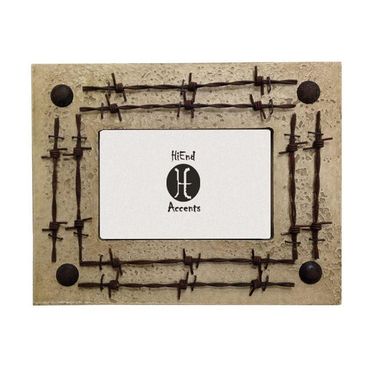 Double Barbwire Picture Frame, 4 MOQ