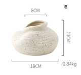 Simple Ceramic Flower Vase for Home Decor
