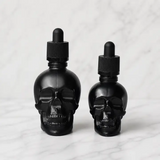 Skull Glass Bitters Bottle with Dropper 1oz