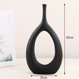 Hollow Out Ceramic Flower Vase Decor