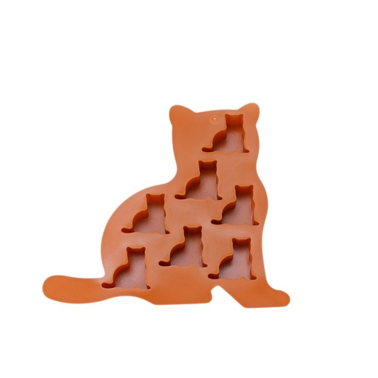 Cat Shape Silicone Ice Cube Tray Mold