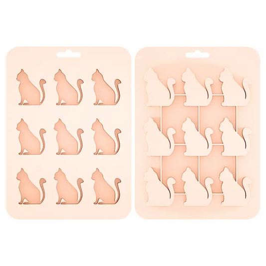 Silicone Cat Ice Cube Tray Creative Mold