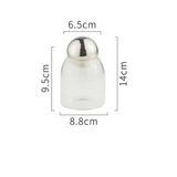 Transparent Glass Sealed Storage Jar