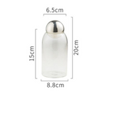 Transparent Glass Sealed Storage Jar