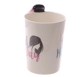 Hair Dryer Ceramic Coffee Mug 400ml