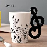 Creative Music Ceramic Coffee Mug 250ml