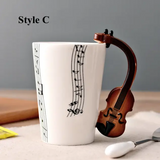 Creative Music Ceramic Coffee Mug 250ml
