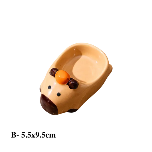 Capybara Ceramic Dipping Dish Cute Animal Plate