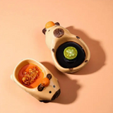 Capybara Ceramic Dipping Dish Cute Animal Plate