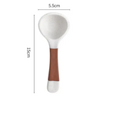 Vintage Japanese Ceramic Soup Spoon