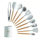 11Pc Silicone Cooking Utensils Set with Box