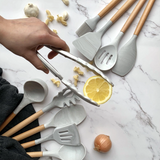 11Pc Silicone Cooking Utensils Set with Box