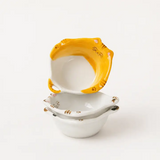 Cat Shaped Ceramic Snack Bowl Japanese Style