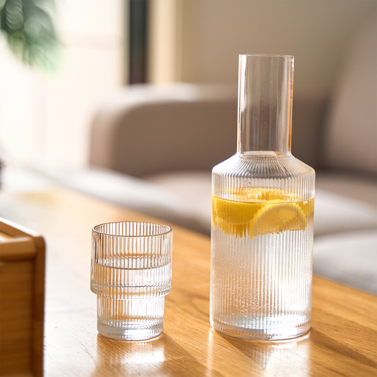 Bedside Water Carafe & Tumbler Set | 2-Piece Set | 900 ML